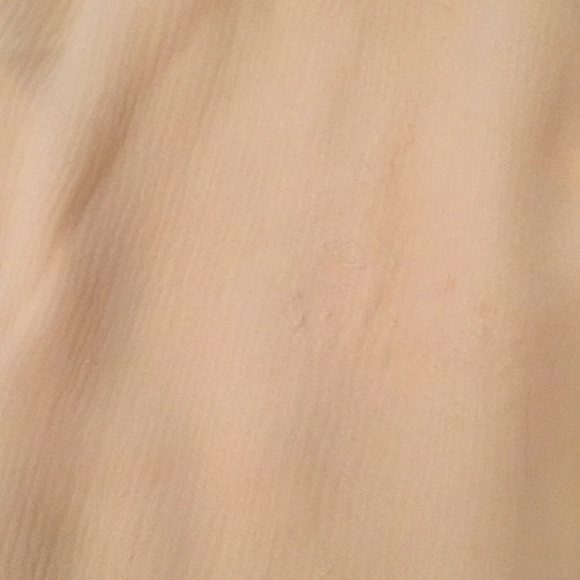 Alex Gaines 100% Silk Peach dress w beading - Picture 4 of 7